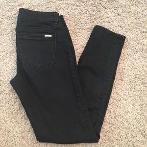 WHBM skinny leg black jean